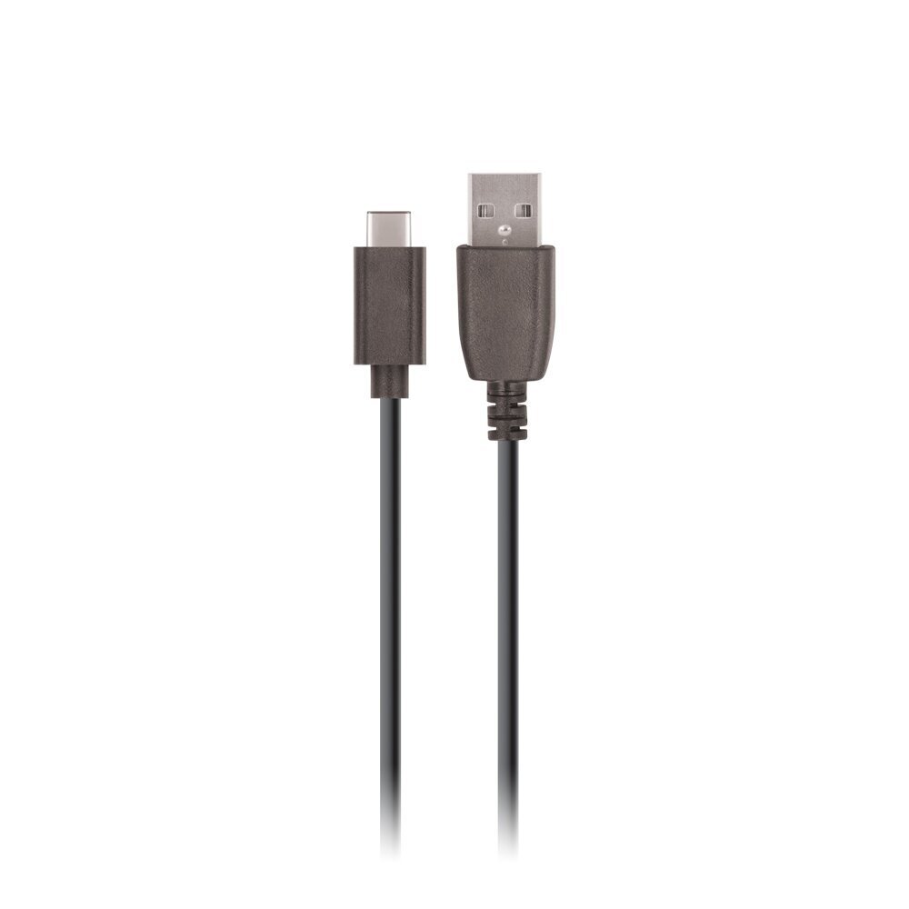 Maxlife kaabel USB - USB-C 0,2 m 2A, must hind ja info | Mobiiltelefonide kaablid | kaup24.ee