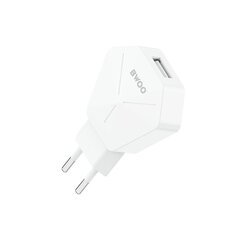 Сетевое зарядное устройство BWOO CDA15 1x USB 2A, белое цена и информация | Зарядные устройства для телефонов | kaup24.ee