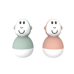 Игрушки для ванной Matchstick Monkey Bathtime, 2 шт., мятный и розовый цвет, от 12 месяцев, MM-B-WB-004 цена и информация | Игрушки для малышей | kaup24.ee
