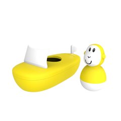 Vannimänguasi Matchstick Monkey Bathtime, 2 tk., kollane, 12+ elukuud, MM-B-BSG-006 hind ja info | Imikute mänguasjad | kaup24.ee