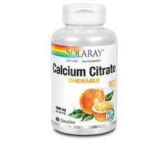 Toidulisand Solaray Calcium Citrate (60 tk) hind ja info | Toidulisandid ja parasiitide vastased tooted | kaup24.ee