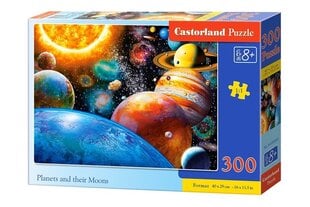 Пазл Puzzle Castorland Planets and their Moons, 300 дет. цена и информация | Пазлы | kaup24.ee