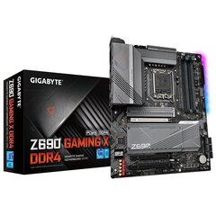 Emaplaat Gigabyte Z690 Gaming X DDR4 LGA1700 hind ja info | Emaplaadid | kaup24.ee