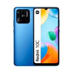 Xiaomi Redmi 10C Dual SIM 4/128GB,MZB0B2OEU Ocean Blue. цена и информация | Мобильные телефоны | kaup24.ee