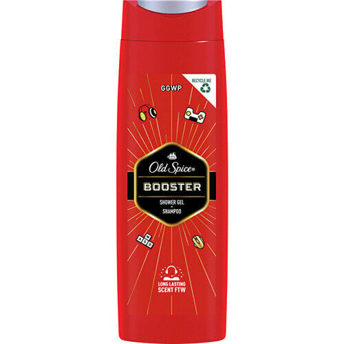 Dušigeel kehale ja juustele Old Spice Booster, 400 ml hind ja info | Dušigeelid, õlid | kaup24.ee