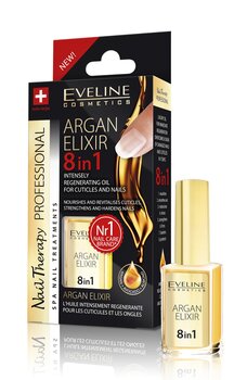 Taastav küünenahaõli Eveline Cosmetics Nail Therapy Professional Argan Elixir 8 in 1 hind ja info | Küünelakid, küünetugevdajad | kaup24.ee