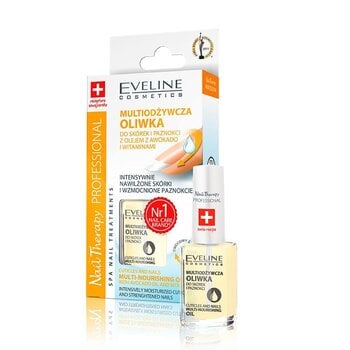 Toitev küüneõli Eveline Cosmetics Nail Therapy Professional 12 ml hind ja info | Küünelakid, küünetugevdajad | kaup24.ee