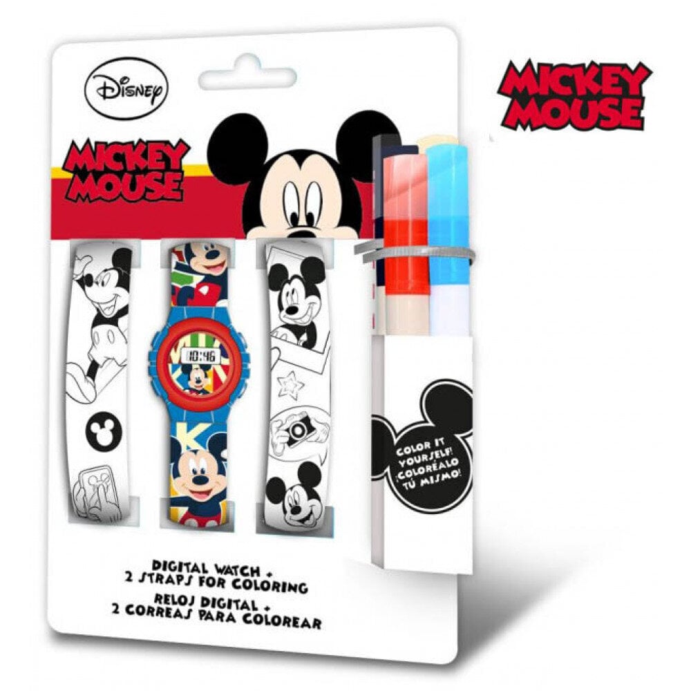 Laste käekell Mickey Mouse цена и информация | Laste aksessuaarid | kaup24.ee