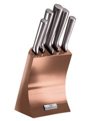 Berlinger Haus набор ножей с подставкой BH-2451 цена и информация | Подставка для ножей Tescoma Woody, 21 см | kaup24.ee