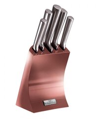 Berlinger Haus набор ножей с подставкой BH-2447 цена и информация | Подставка для ножей Tescoma Woody, 21 см | kaup24.ee