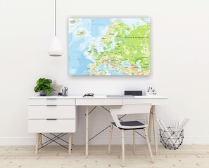 Карта мира из пробкового дерева цена и информация | Настенные деревянные декорации | kaup24.ee