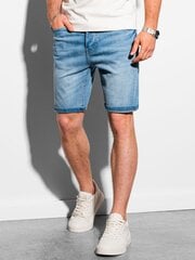 Meeste teksapüksid Ombre W310 helesinine hind ja info | Meeste lühikesed püksid | kaup24.ee