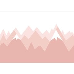 Laste taustapildid - Pink Mountains цена и информация | Детские фотообои | kaup24.ee