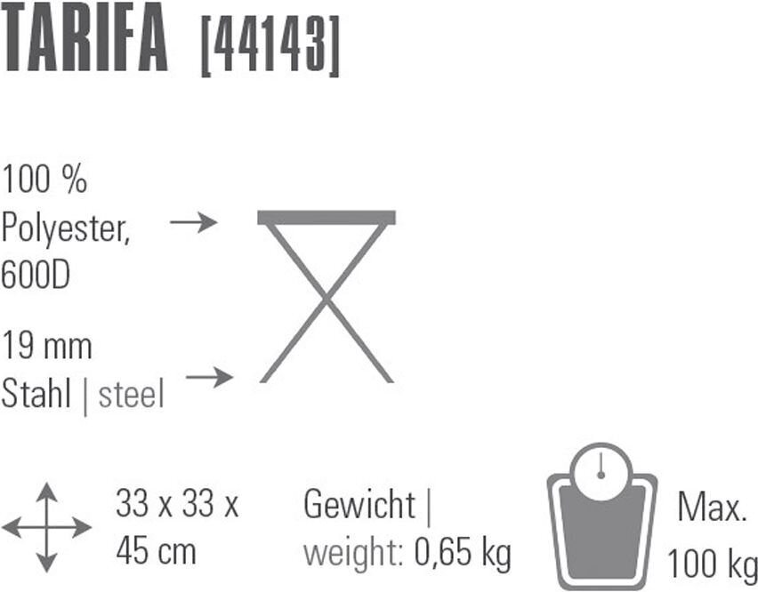 Tool-statiiv High Peak Tarifa hind ja info | Matkamööbel | kaup24.ee