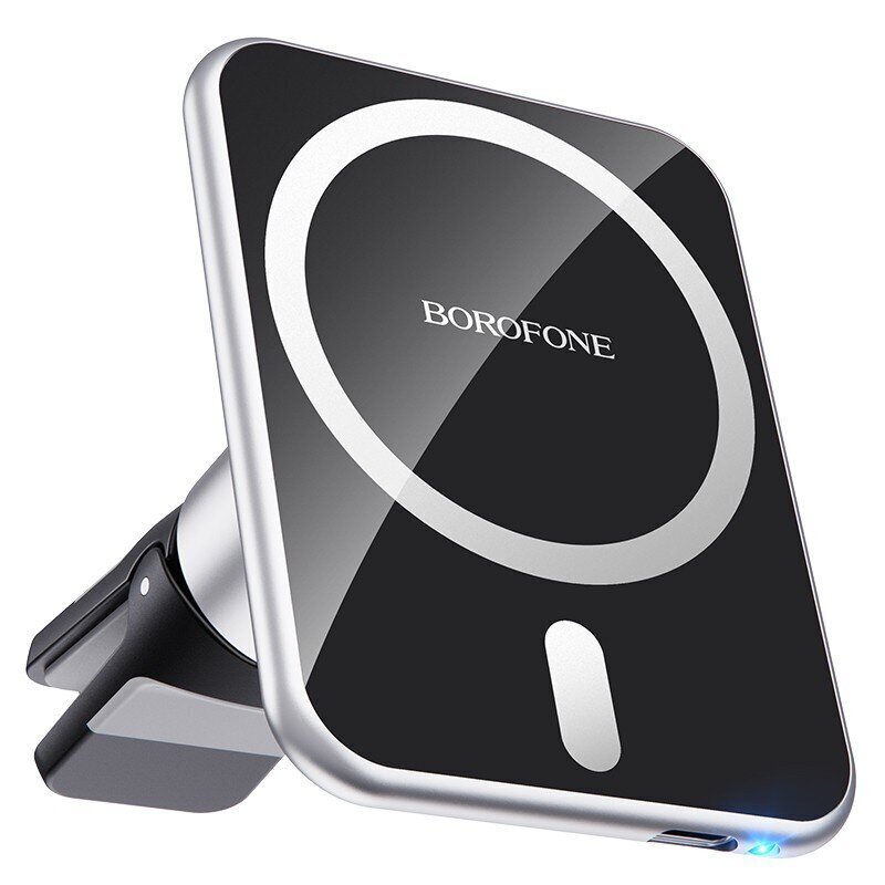 Laadija-hoidja auto Borofone BH43 Xperience Magsafe 15W must, magnetiline hind ja info | Mobiiltelefonide laadijad | kaup24.ee