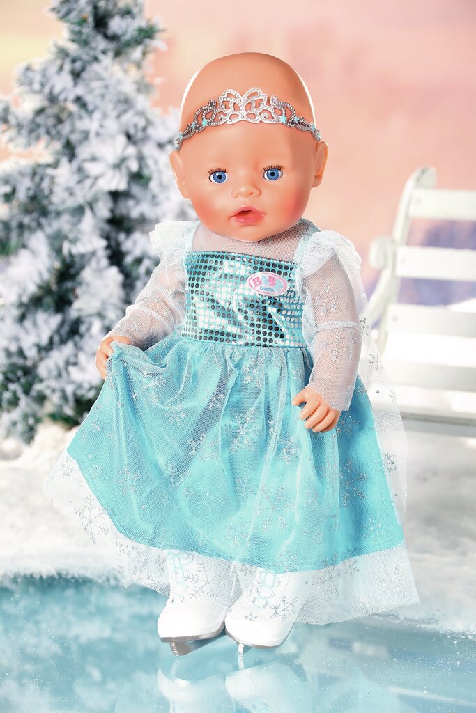 BABY BORN riidekomplekt "Princess on ice", 43 cm цена и информация | Tüdrukute mänguasjad | kaup24.ee