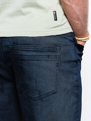 Мужские джинсовые шорты Омбре W310, темно-синие цена и информация | Мужские шорты | kaup24.ee