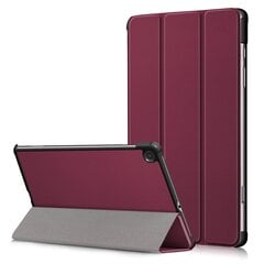 Чехол "Smart Leather" для Samsung X200/X205 Tab A8 10.5 2021, бордовый цена и информация | Чехлы для планшетов и электронных книг | kaup24.ee