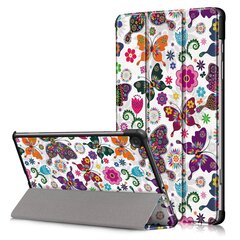 Telefoniümbris Smart Leather Samsung X200/X205 Tab A8 10.5 2021 butterfly цена и информация | Чехлы для планшетов и электронных книг | kaup24.ee