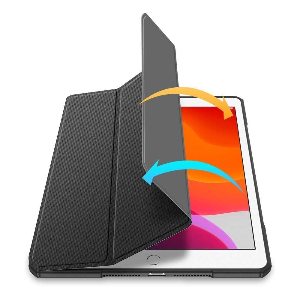 Tahvelarvuti ümbris Dux Ducis Toby Apple iPad 10.2 2021/iPad 10.2 2020/iPad 10.2 2019 must цена и информация | Tahvelarvuti kaaned ja kotid | kaup24.ee