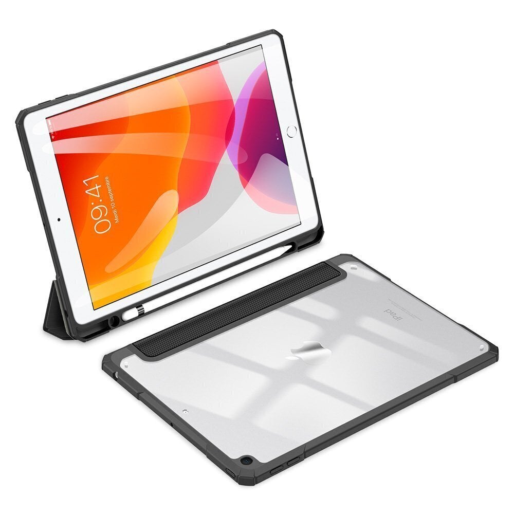 Tahvelarvuti ümbris Dux Ducis Toby Apple iPad 10.2 2021/iPad 10.2 2020/iPad 10.2 2019 must hind ja info | Tahvelarvuti kaaned ja kotid | kaup24.ee