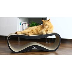 414574 MyKotty Cat Scratcher LUI 75x25x25 cm Black 3083 hind ja info | Kassi kraapimispuud | kaup24.ee