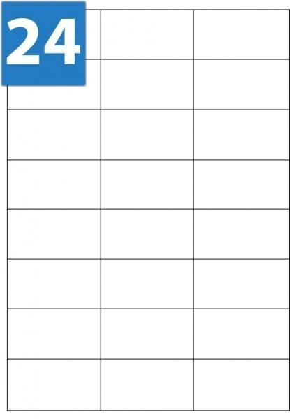 A4 isekleepuvad kleebislehtede sildid. A4 sildid 24 lehe kohta. (70*37)*24. Lehed karbis - 100 - hind ja info | Vihikud, märkmikud ja paberikaubad | kaup24.ee