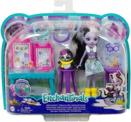 Кукла с аксессуарами Mattel Enchantimals Stinkin Cute Vanity With Sage Skunk & Caper Dolls цена и информация | Игрушки для девочек | kaup24.ee