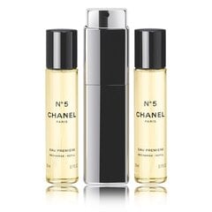 Chanel No 5 Eau Premiere EDT kinkekomplekt naistele 3 x 20 ml цена и информация | Женские духи | kaup24.ee