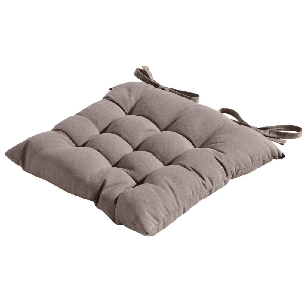 434749 Madison Seat Cushion "Panama" 46x46 cm Taupe цена и информация | Toolipadjad ja -katted | kaup24.ee