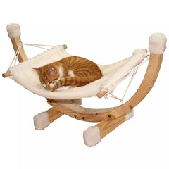 415653 Kerbl Cat Hammock "Siesta" White 82591 hind ja info | Pesad, padjad | kaup24.ee