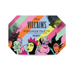 Lauvärvi palett Mad Beauty Disney Villains (12 x 2,5 g) hind ja info | Ripsmetušid, lauvärvid, silmapliiatsid, seerumid | kaup24.ee