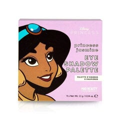 Lauvärvi palett Mad Beauty Disney Princess Jasmine Mini (9 x 1,1 g) kaina ir informacija | Ripsmetušid, lauvärvid, silmapliiatsid, seerumid | kaup24.ee