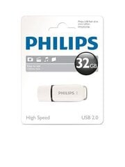 USB Philips Snow Edition 2.0 32Гб, белый цена и информация | USB накопители | kaup24.ee