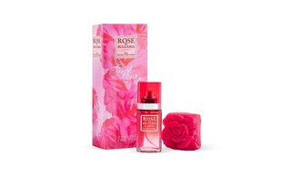 Kinkekomplekt Rose of Bulgaria: käsitsi valmistatud glütseriiniseep 40 g + parfüüm 25 ml, BGSRB0001 цена и информация | Мыло | kaup24.ee