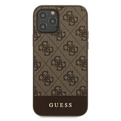 Guess GUHCP12MG4GLBR чехол, предназначен для iPhone 12/12 Pro, коричневый цена и информация | Чехлы для телефонов | kaup24.ee