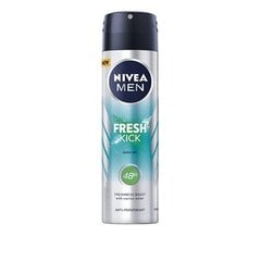 Nivea Men Fresh Kick Anti-perspirant - Antiperspirant spray 150ml цена и информация | Дезодоранты | kaup24.ee