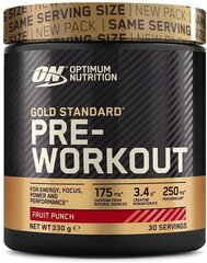 Toidulisand Optimum Nutrition Gold Standard Pre Workout 30 servings hind ja info | Ergutid | kaup24.ee