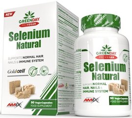 Toidulisand Amix Nutrition GreenDay@ ProVegan Natural Selenium 90 vege kapslit цена и информация | Витамины, пищевые добавки, препараты для хорошего самочувствия | kaup24.ee