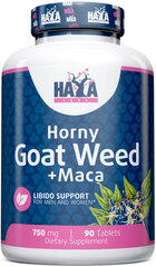 Витамины Haya Labs Horny Goat Weed Extract + Maca 750 мг, 90 таблеток цена и информация | Витамины, пищевые добавки, препараты для хорошего самочувствия | kaup24.ee