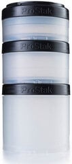 Бутылка-блендер Expansion pack Prostak Black-clear 100-150-200 cc цена и информация | Посуда для хранения еды | kaup24.ee