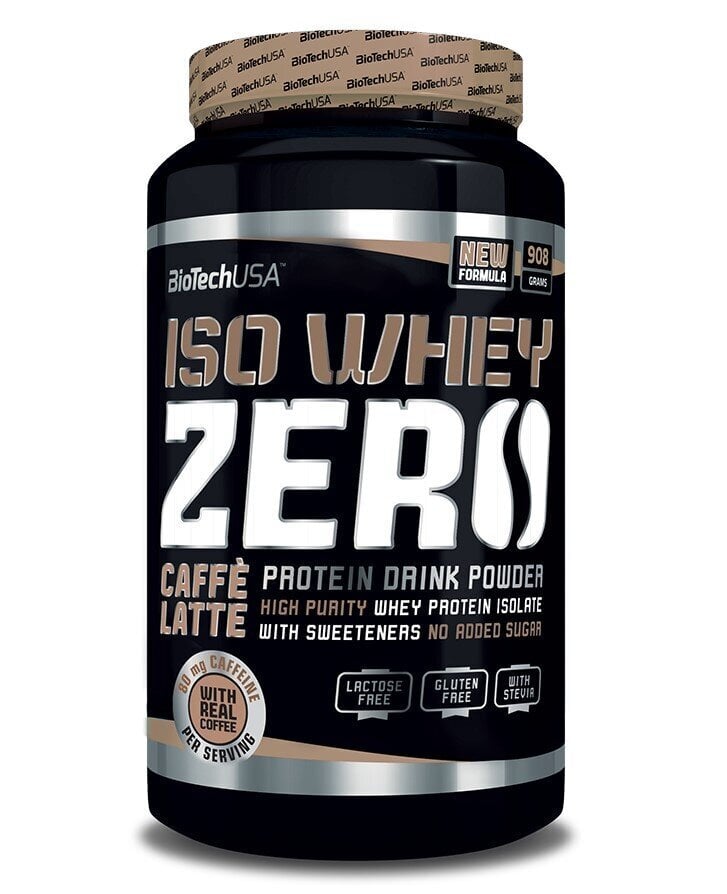 Toidulisand Biotech USA Iso Whey Zero 908g - Caffe Latte цена и информация | Proteiinipulber | kaup24.ee