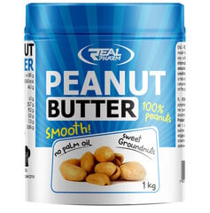 Real Pharm Peanut Butter Smooth 1000g цена и информация | Витамины, пищевые добавки, препараты для хорошего самочувствия | kaup24.ee