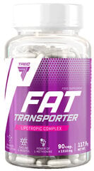 Trec Nutrition Fat transporter 90 kapslit - lipotroopne kompleks hind ja info | Vitamiinid, toidulisandid, preparaadid tervise heaoluks | kaup24.ee