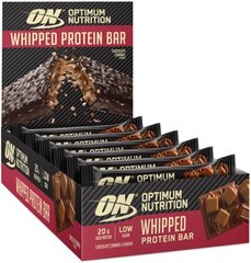 Optimum Nutrition Whipped Protein Bar 60 g - šokolaadi karamell hind ja info | Vitamiinid, toidulisandid, preparaadid tervise heaoluks | kaup24.ee