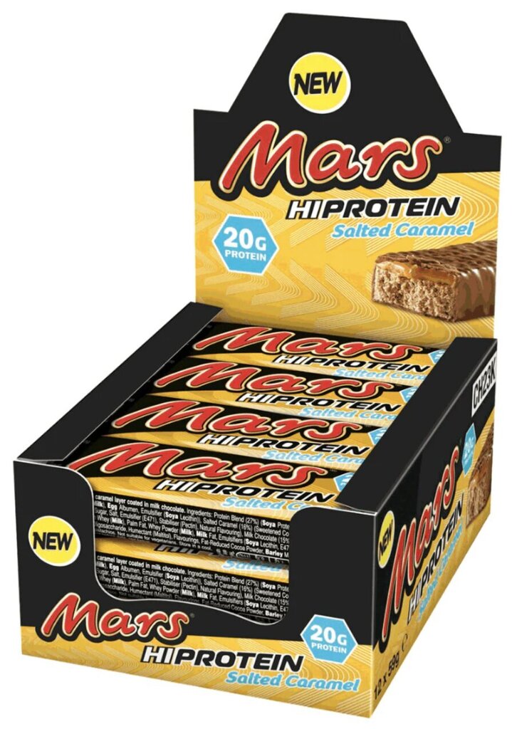 Mars Protein Mars High Protein Bar - Salted Caramel 59 g hind ja info | Supertoit | kaup24.ee