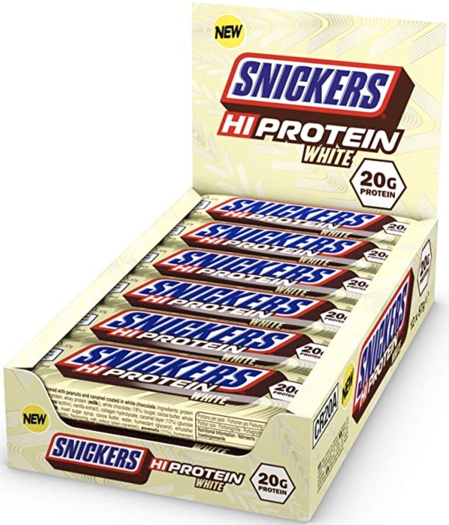 Mars Protein Snickers High Protein White Bar 57 g цена и информация | Supertoit | kaup24.ee