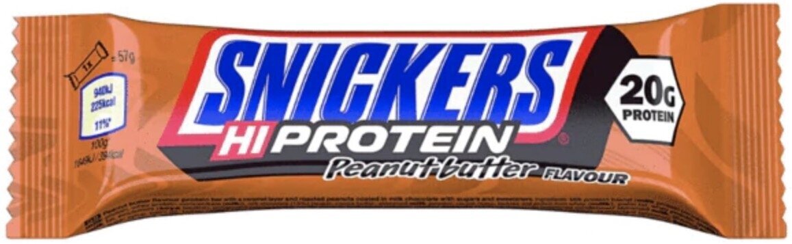 Mars Protein Snickers High Protein Bar - Peanut Butter 57 g hind ja info | Supertoit | kaup24.ee