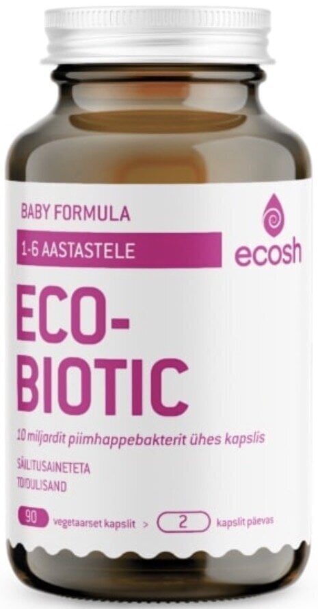 Ecosh Ecobiotic Baby Probiootikumid 90 vege kapslit hind ja info | Vitamiinid, toidulisandid, preparaadid tervise heaoluks | kaup24.ee