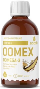 Ecosh Oomex oomega 3 kalaõli, apelsinimaitseline, 300 ml hind ja info | Vitamiinid, toidulisandid, preparaadid tervise heaoluks | kaup24.ee